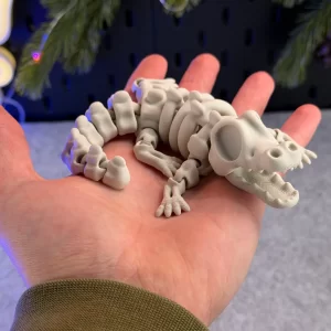 فیگور اسکلت دایناسوری مدل چند رنگ