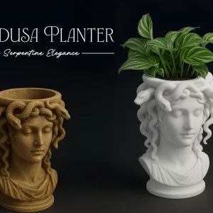 گلدان چند رنگ طرح مدوسا